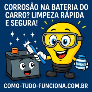 limpar bateria como