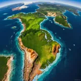 A América do Sul vista do espaço